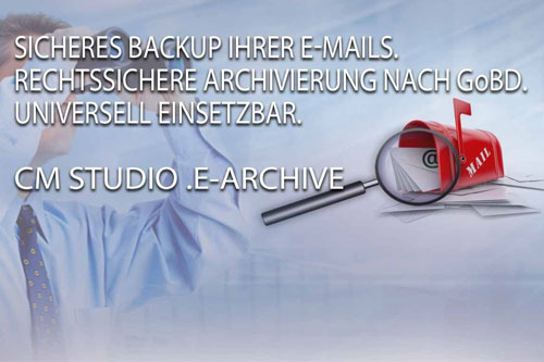 E-Mail Archivierung mit 
CM STUDIO .E-ARCHIVE